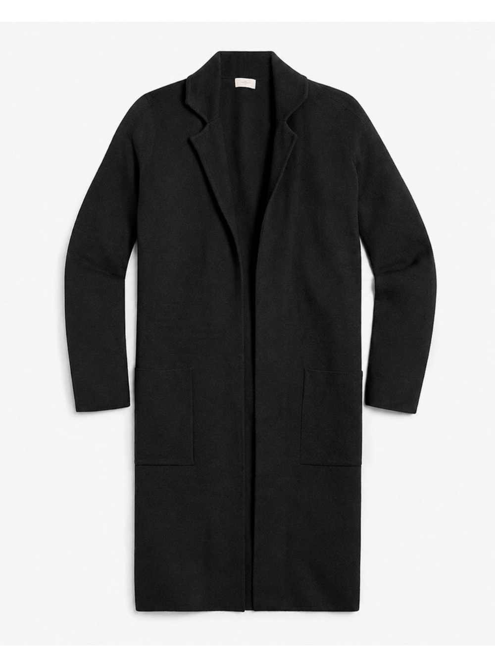 J.Crew Long sweater-jacket - Black L